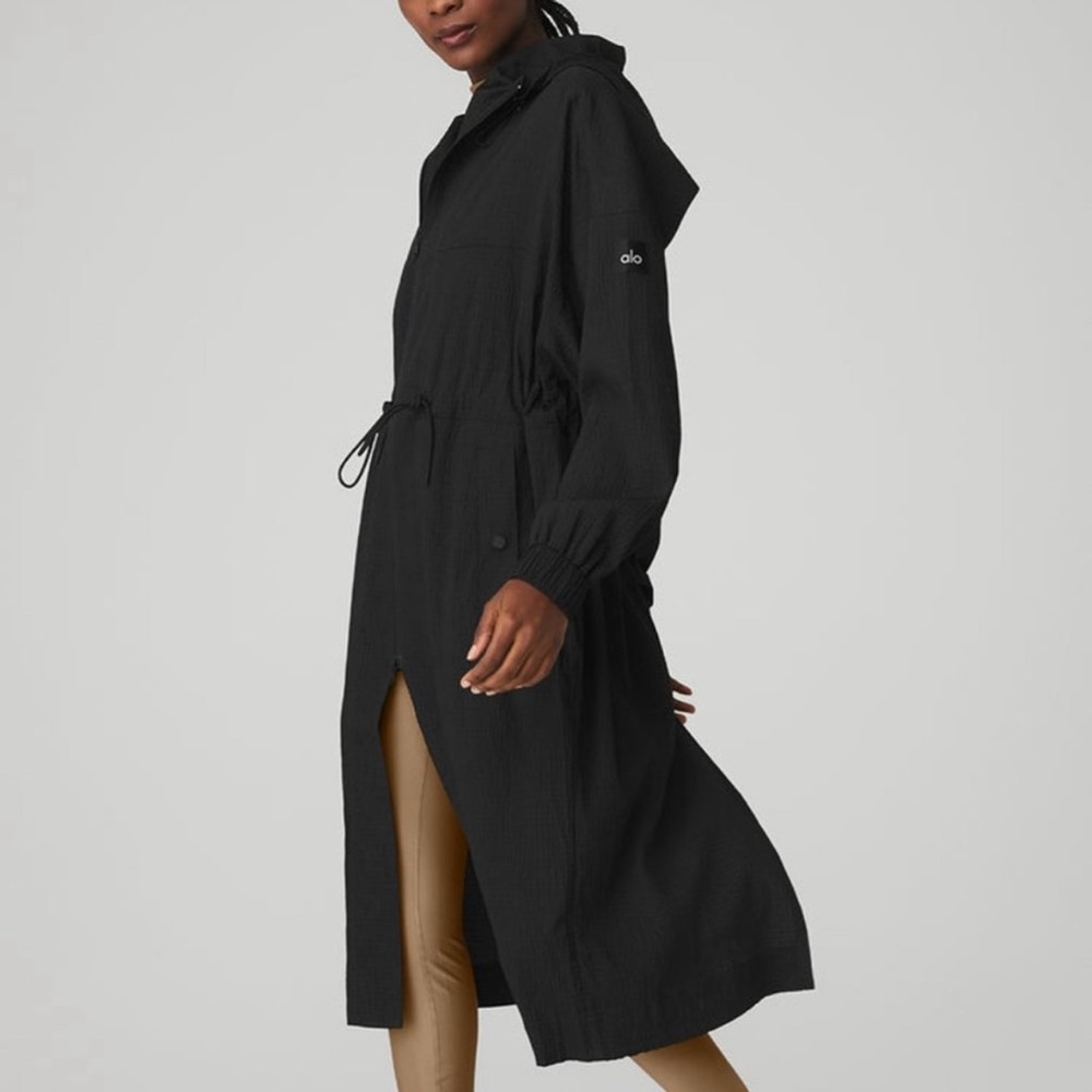 ALO Yoga Black Trench Coat